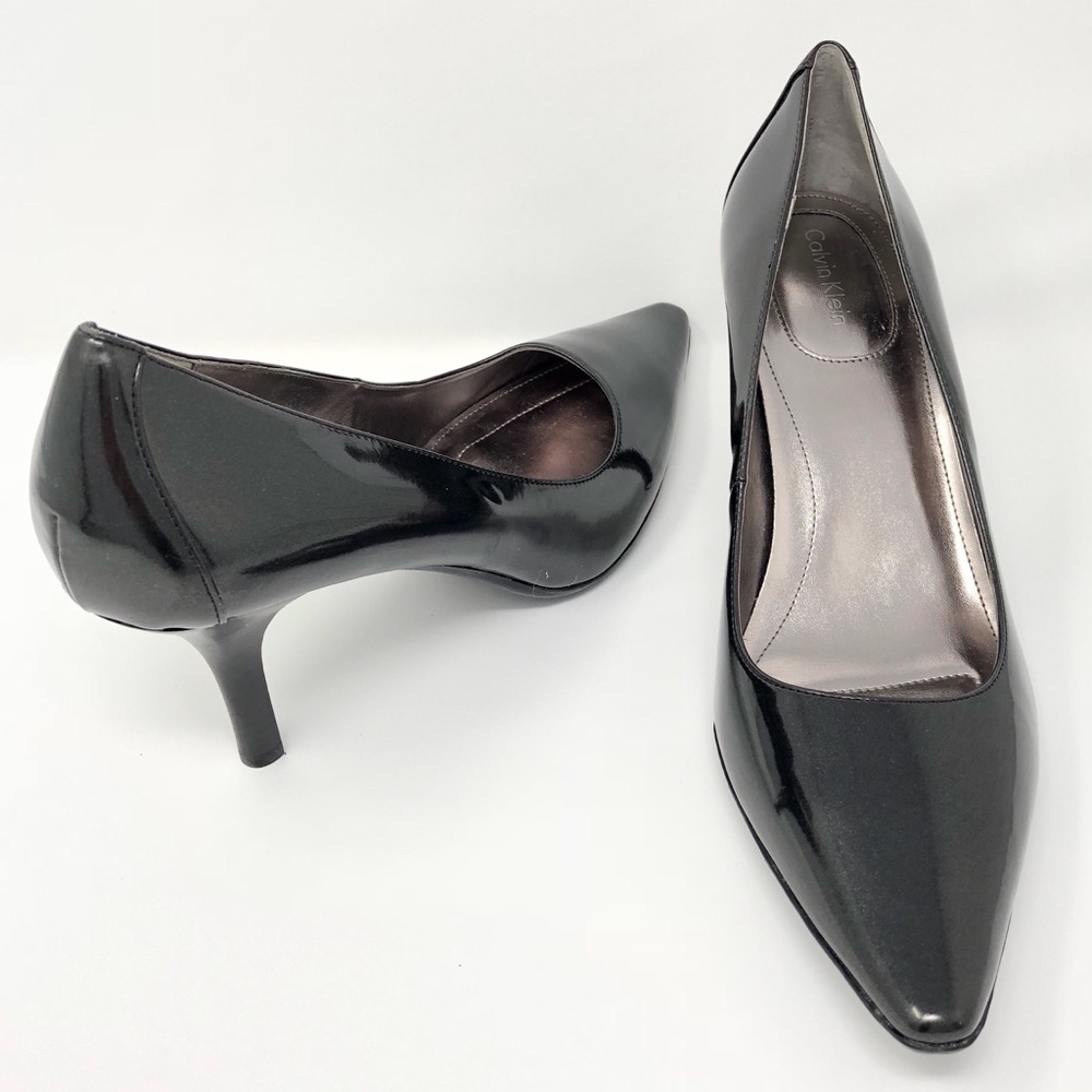 Calvin Klein Classic DOLLY Patent Leather Pump